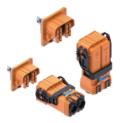 Neopower 2-Pin-Hochspannung Hybrid-Stromanschluss 400A 1000V mit HVIL und 360°-Schutz
