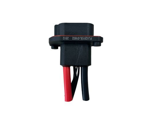 FLV2+8 High-Temp Hybrid Connector 80A 600VAC Schwarzes ABS Gehäuse für Industriefahrzeuge